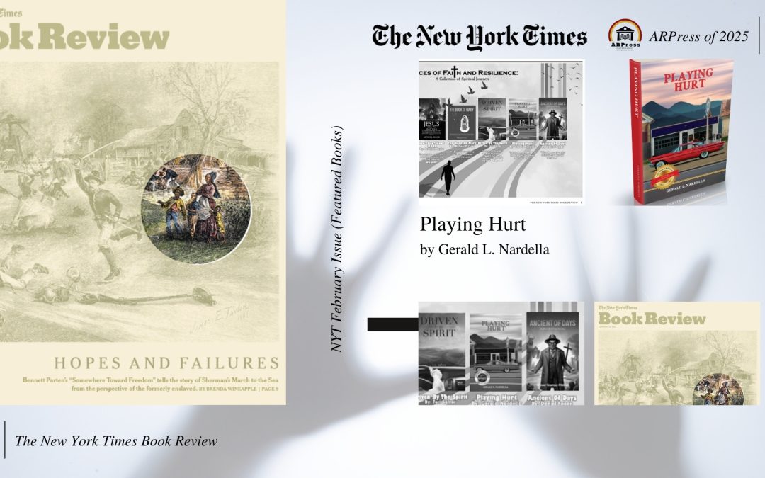 The New York Times Book Review (NYTBR) features “Playing Hurt” by Gerald L. Nardella